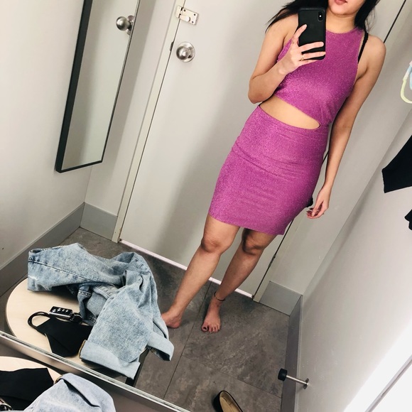 H&M glitter bodycon cut out dress - Picture 9 of 16